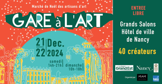 Gare à l'art 21 et 22 décembre 2024 Hôtel de Ville de Nancy