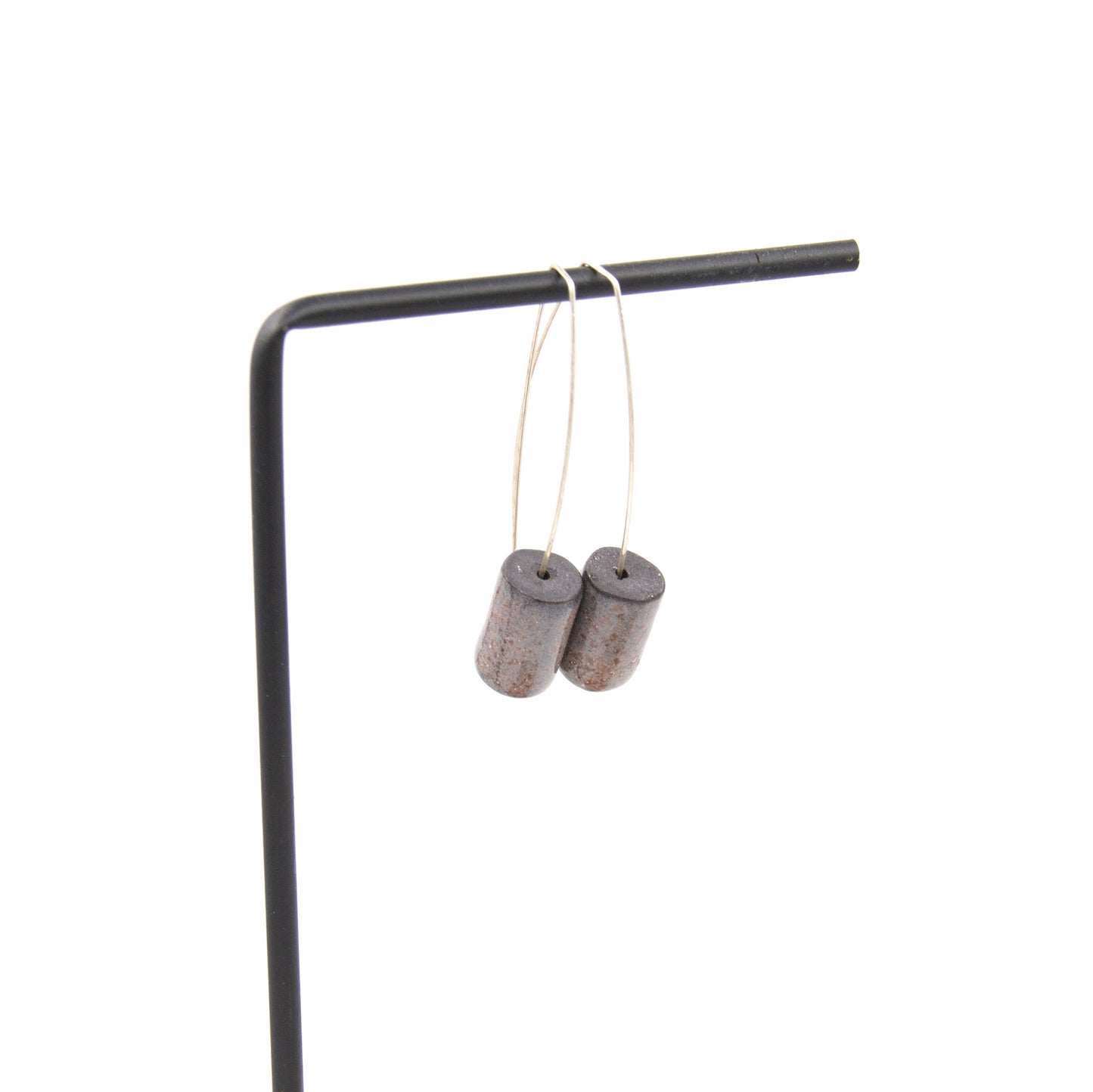 Boucles d'oreilles Calypso - porcelaine noire (Copie)
