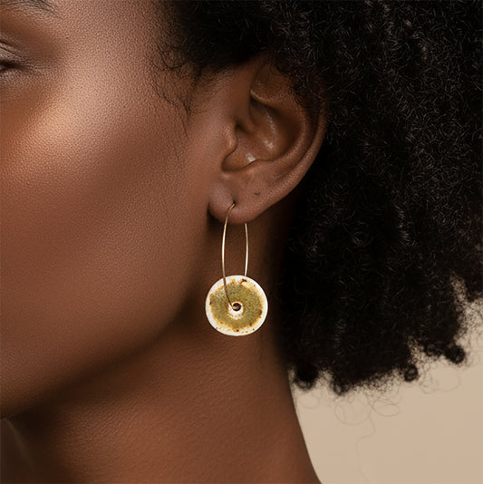 Créoles Iris - porcelaine