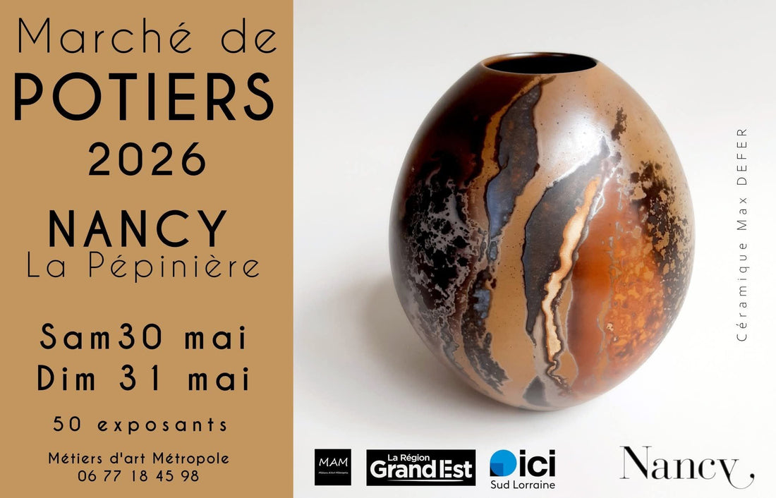 Marché de potiers de Nancy - 30 et 31 mai 2026