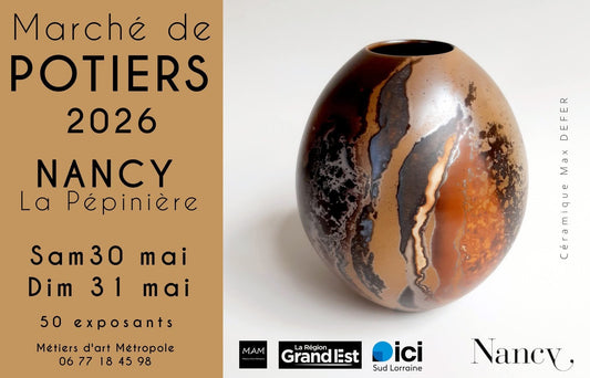 Marché de potiers de Nancy - 30 et 31 mai 2026