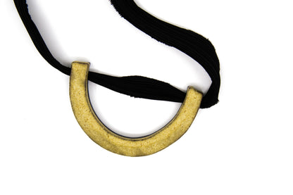 Collier Gaïa - porcelaine et soie