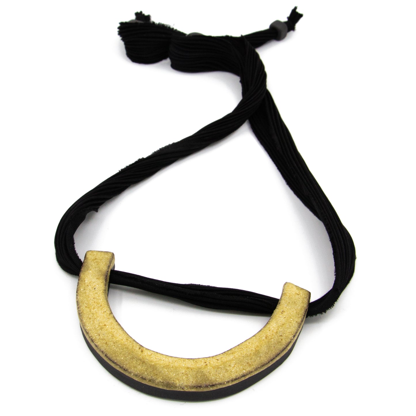 Collier Gaïa - porcelaine et soie