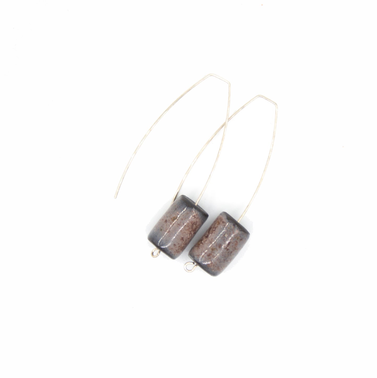 Boucles d'oreilles Calypso - porcelaine noire (Copie)