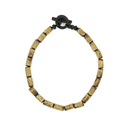 Collier Calypso - Porcelaine noire