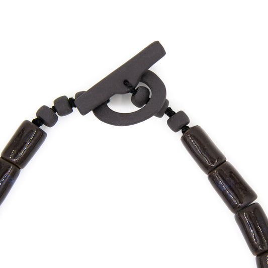 Collier Calypso - Porcelaine noire