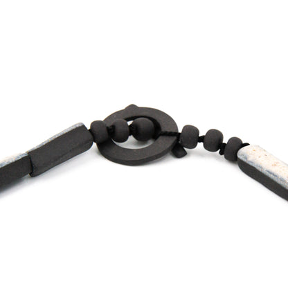 Collier Circé - Porcelaine noire