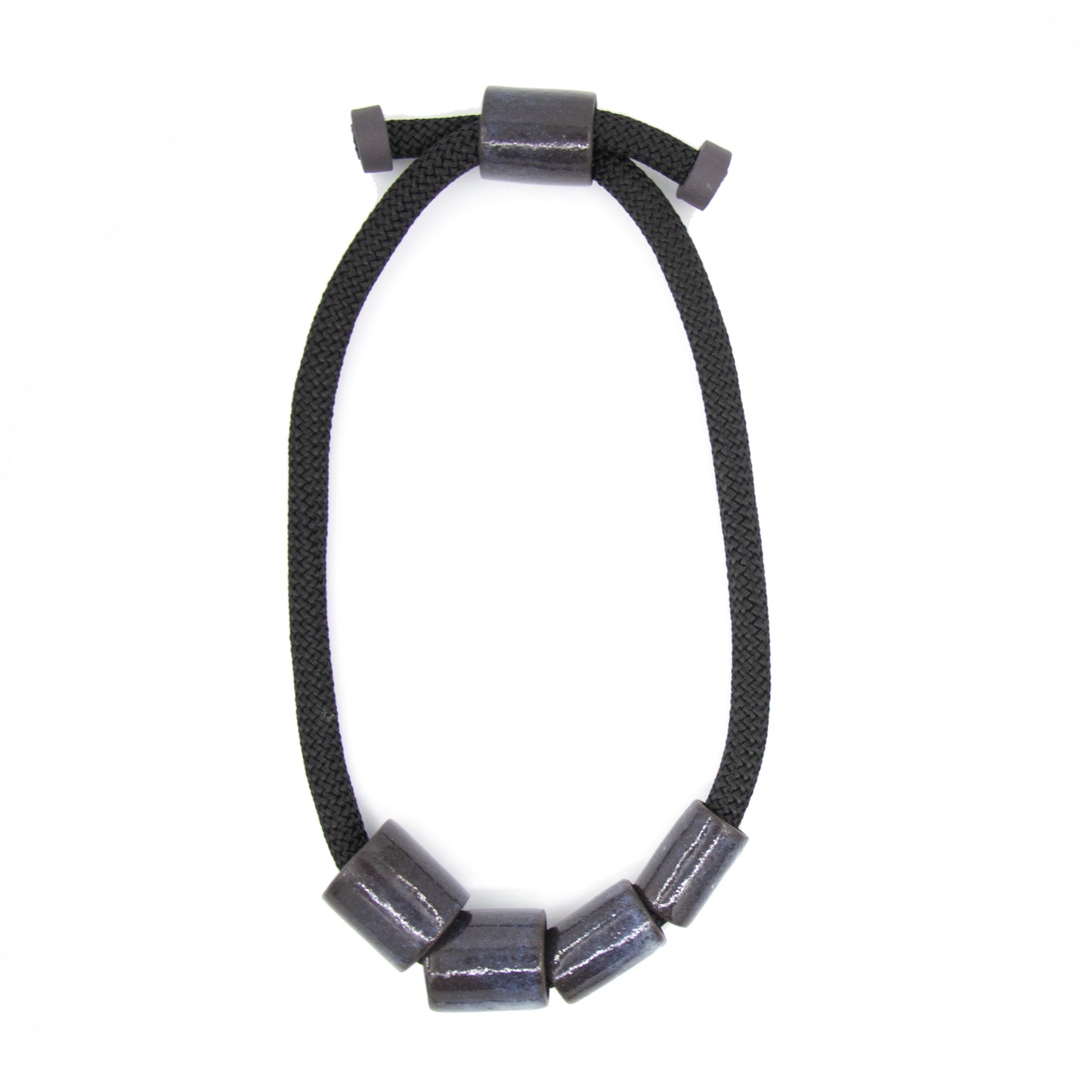Collier Mélété - Porcelaine noire