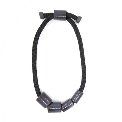 Collier Mélété - Porcelaine noire