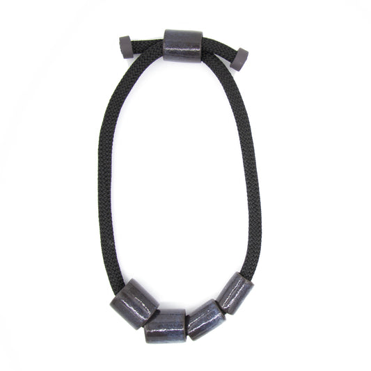 Collier Mélété - Porcelaine noire
