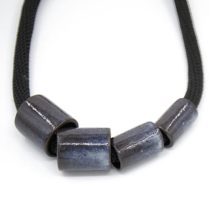Collier Mélété - Porcelaine noire