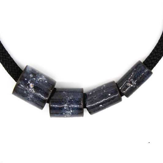 Collier Mélété - Porcelaine noire