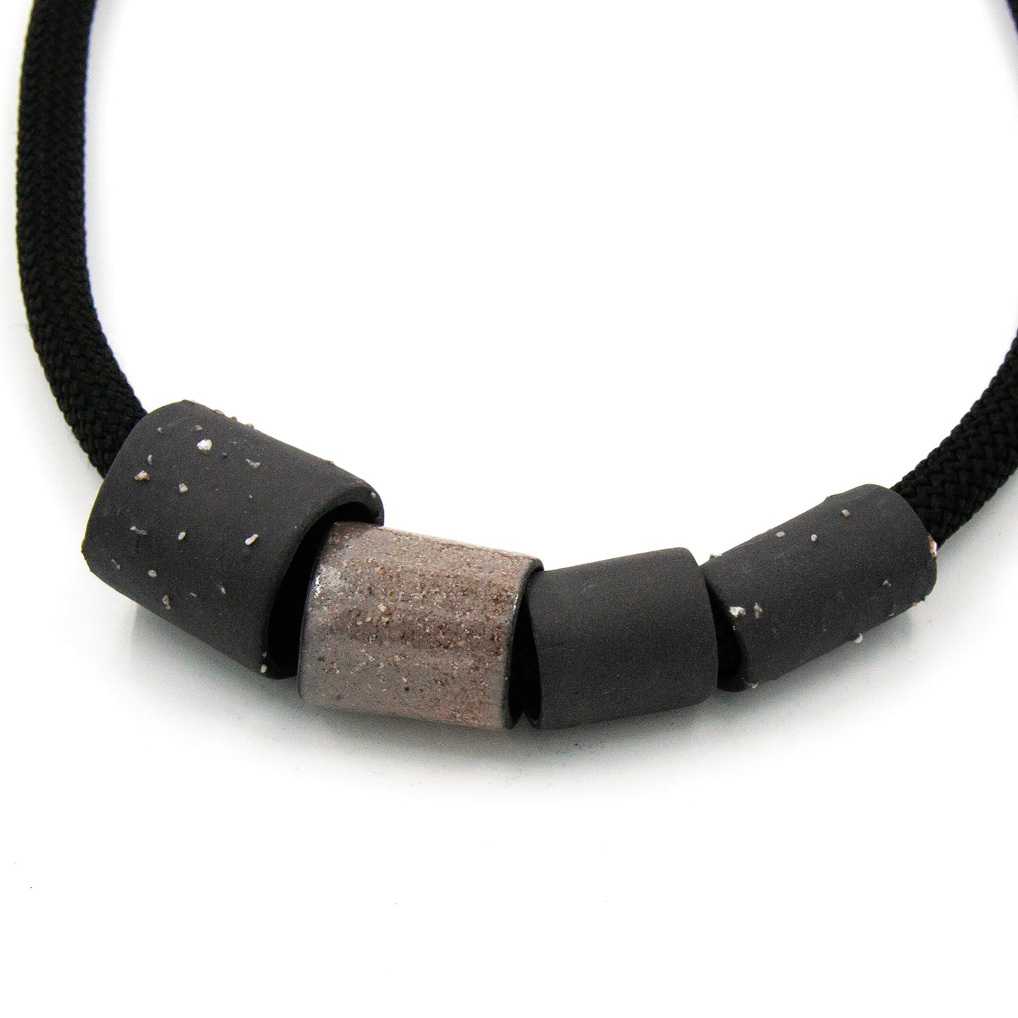 Collier Mélété - Porcelaine noire