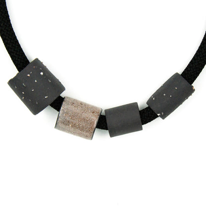 Collier Mélété - Porcelaine noire
