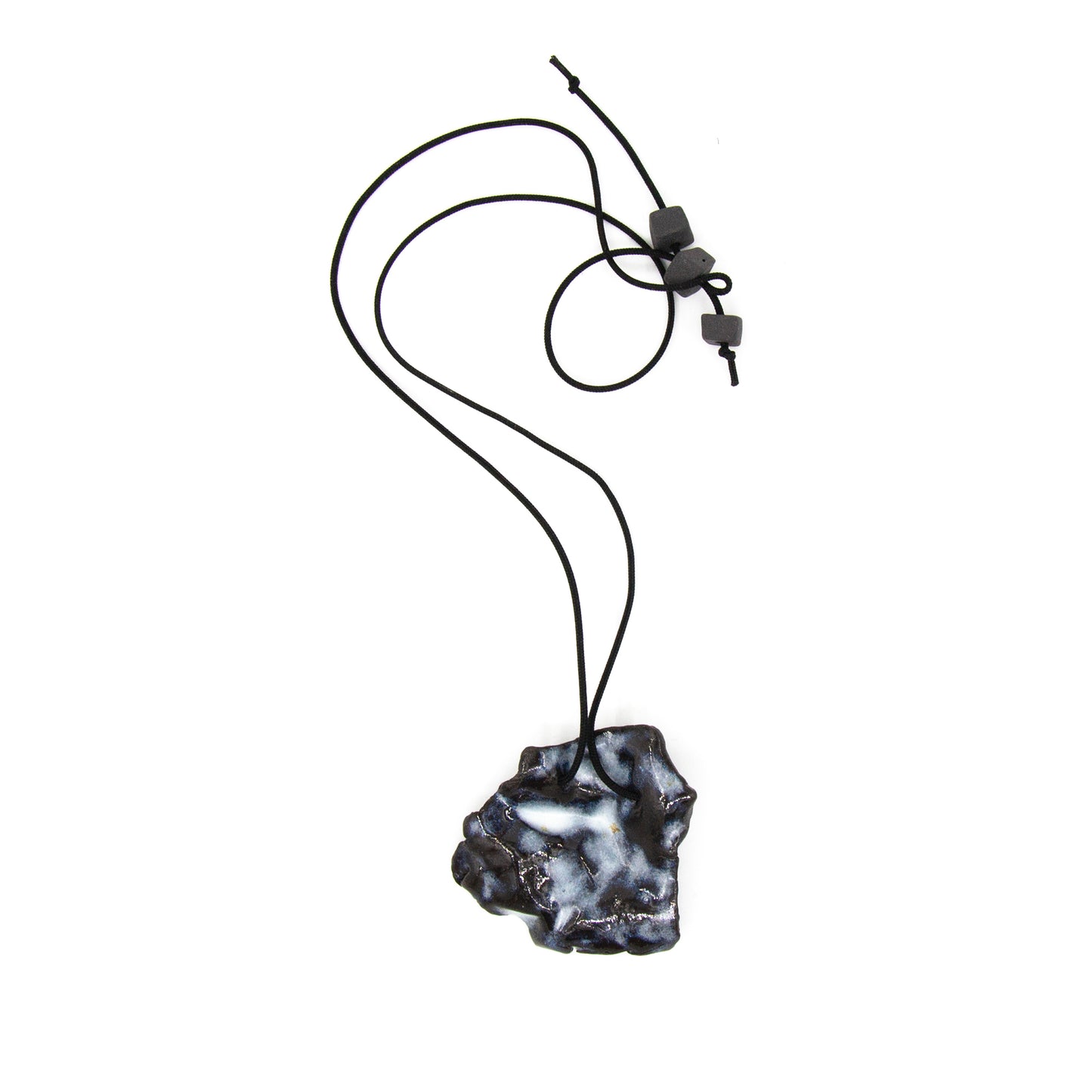 Pendentif Nyx - Porcelaine noire