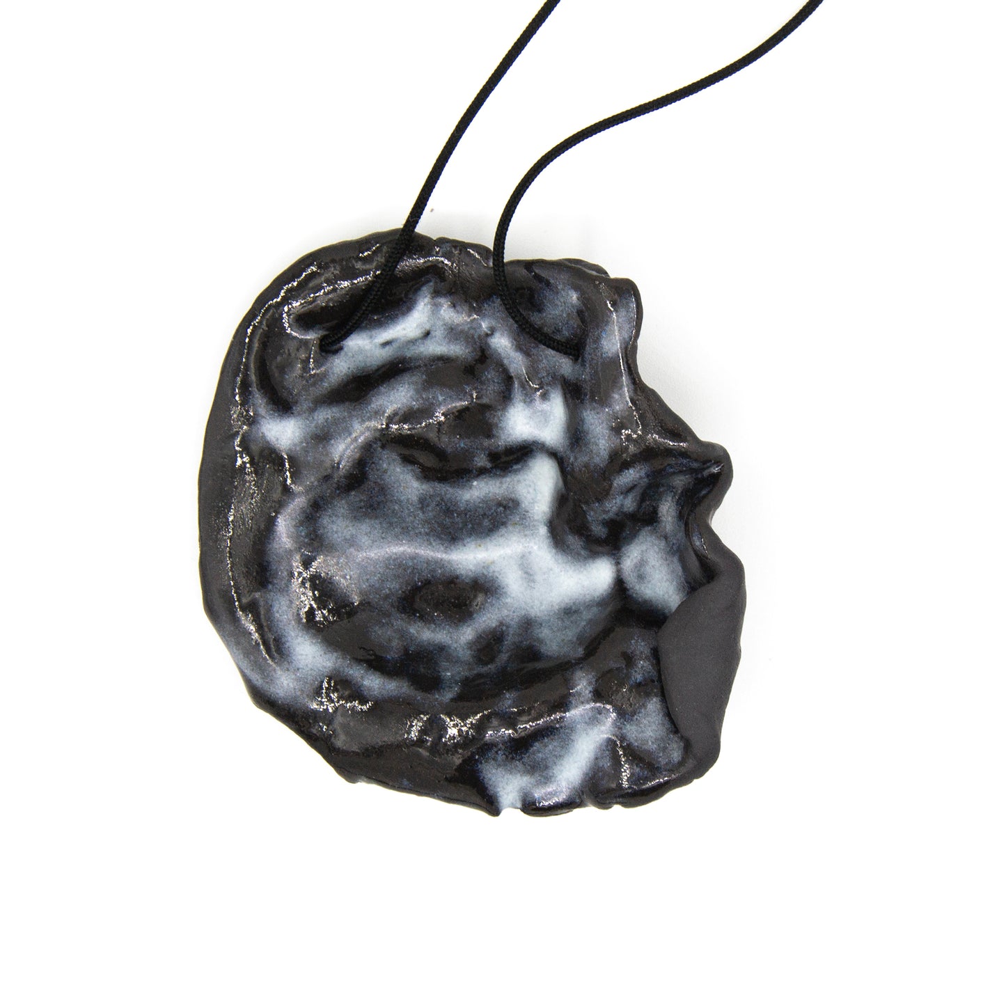 Pendentif Nyx - Porcelaine noire