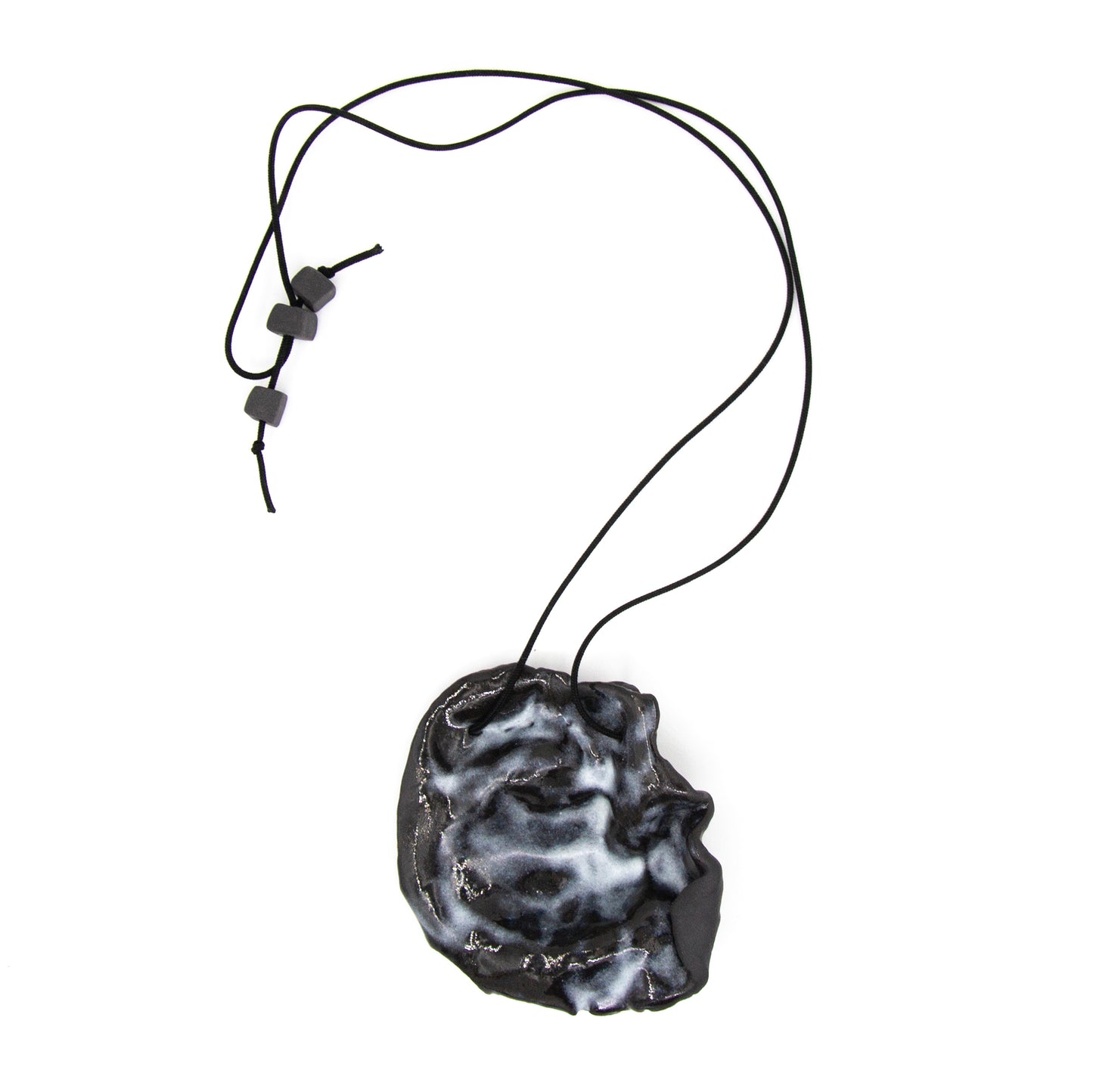 Pendentif Nyx - Porcelaine noire