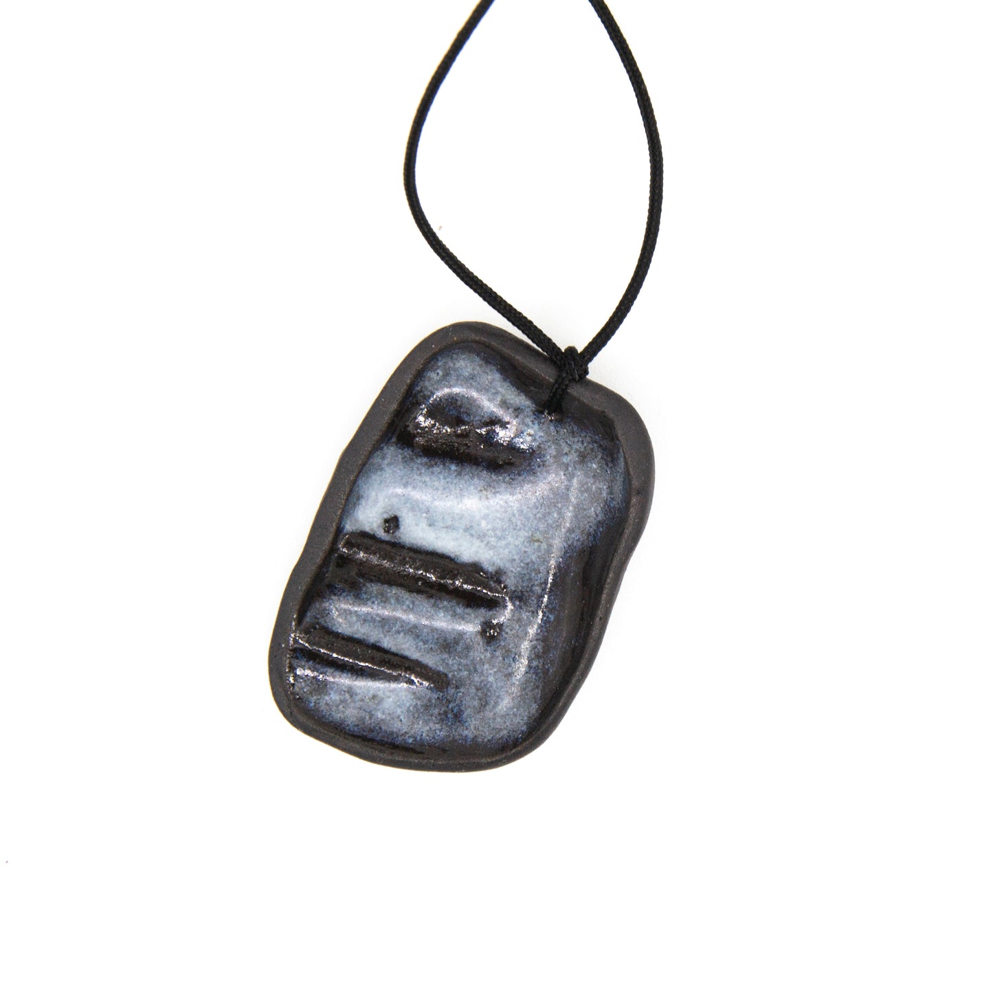 Pendentif Nyx - Porcelaine noire
