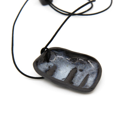 Pendentif Nyx - Porcelaine noire